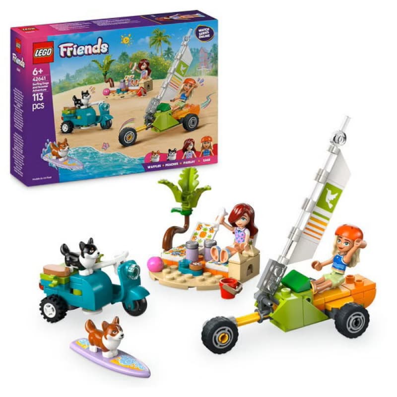 Fri 42641 Chiens Surfeurs, briques lego friends 25-10