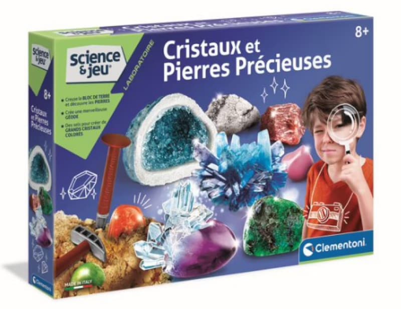 Cristaux Pierre Prec. Mg, non scientifique clementoni 25-10 — vue 1 sur 2