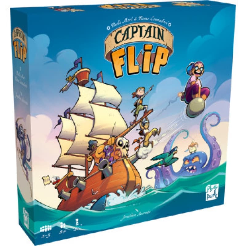 Captain Flip, non jeux famille asmodee jeux 25-10 — vue 2 sur 2