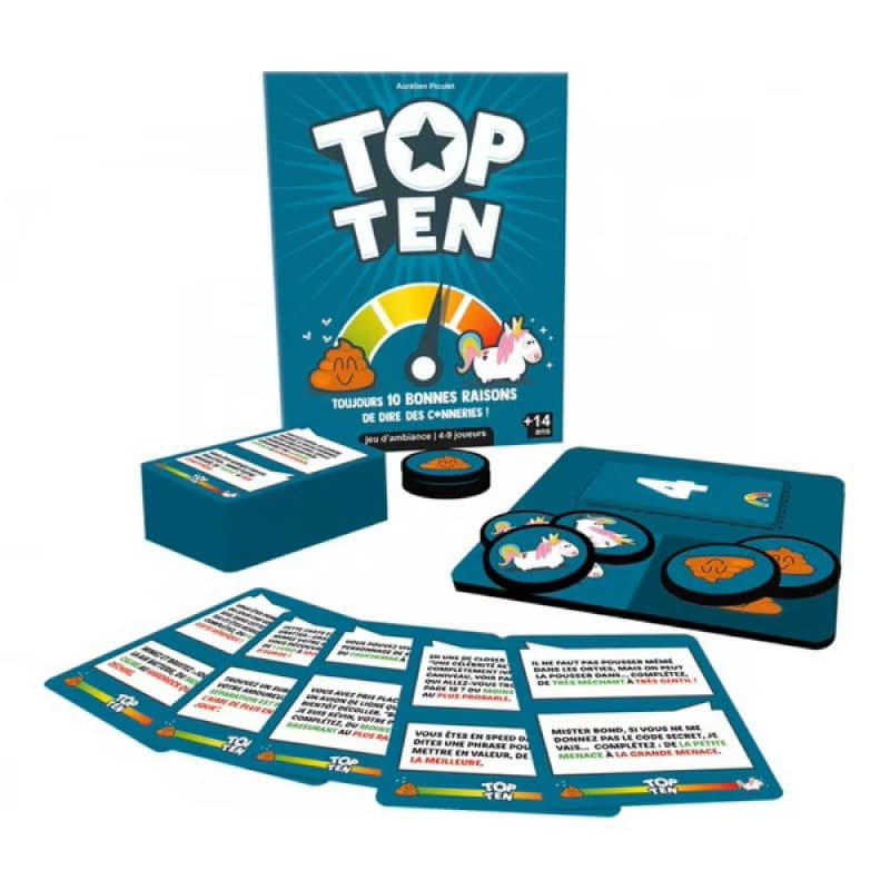 Top Ten Kd, oui jeux d'ambiance asmodee jeux 25-10 — vue 2 sur 2