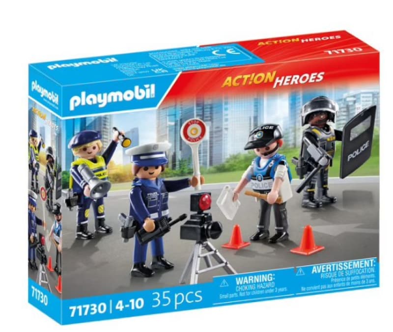 71730 Set Metiers Police, action heroes playmobil 25-10