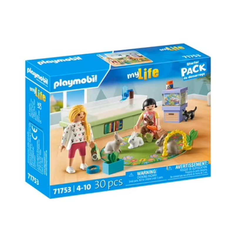 71753 Animalerie Lapins, my life playmobil 25-10