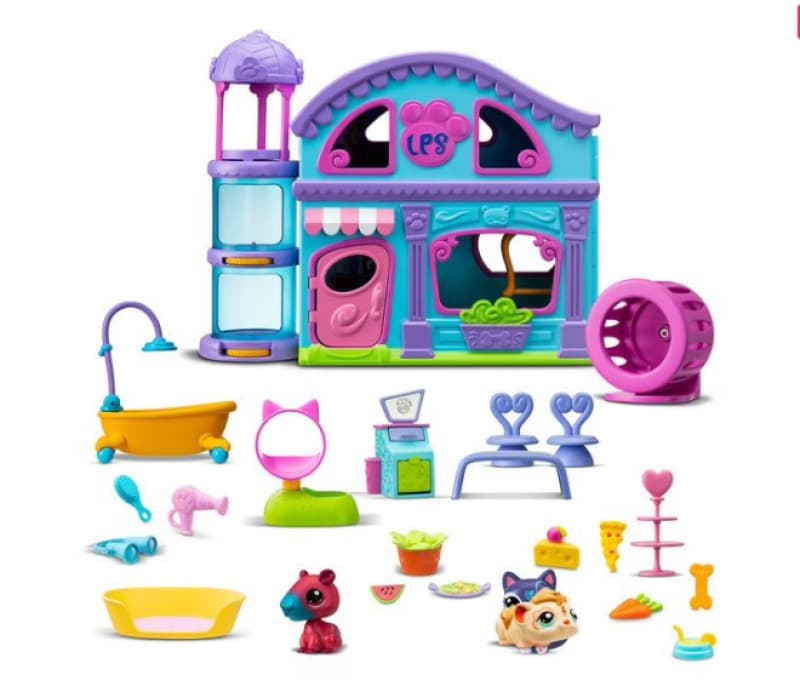 Lps Gde Maison + 4 Fig Mg, non mini univers bandai 25-10