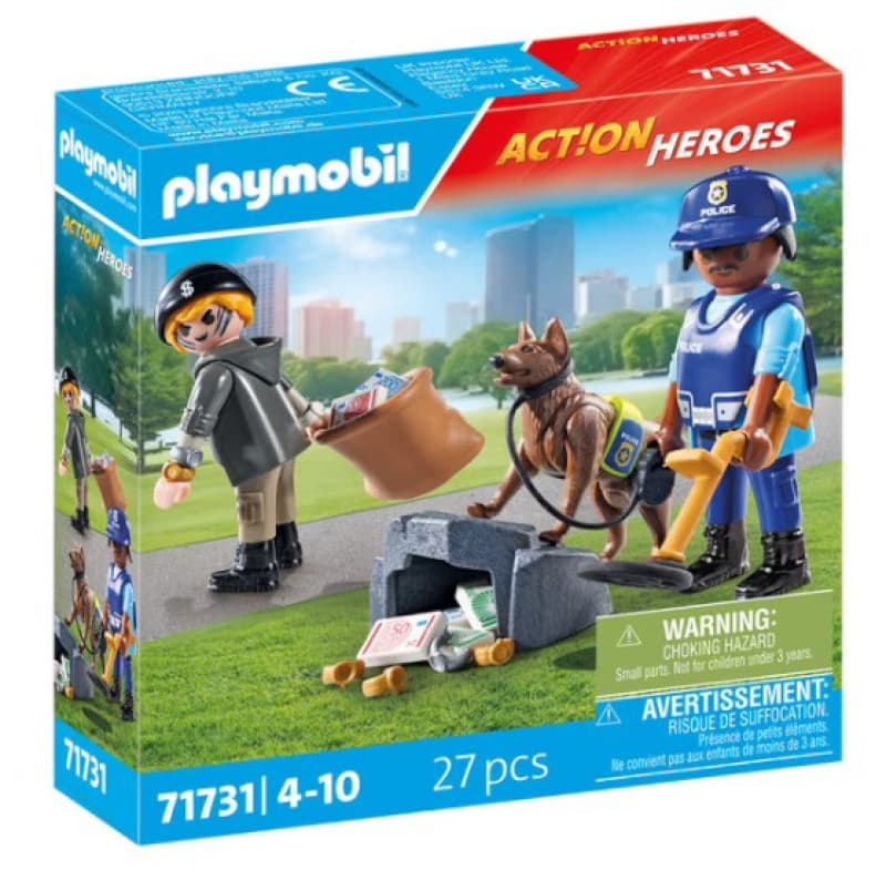 71731 Polic Chien+voleur, action heroes playmobil 25-10