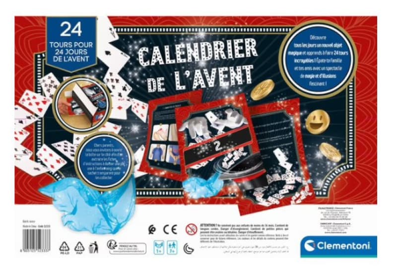 Calendrier Avent Magie Mg, clementoni — vue 2 sur 2