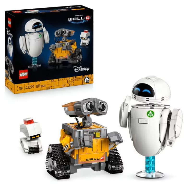 Dis 43279 Wall-e Eve Kd, kidult briques lego disney 25-10