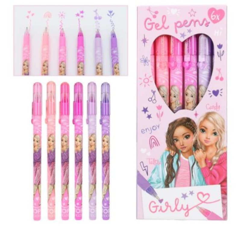 Topmodel Set de Stylos Gel Girly