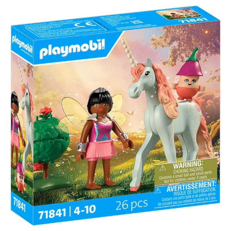 71841 Licorne Ciel Rose