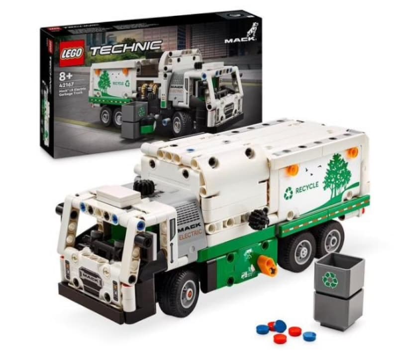 Tech 42167 Mack Elec Cam, briques lego technic 25-10