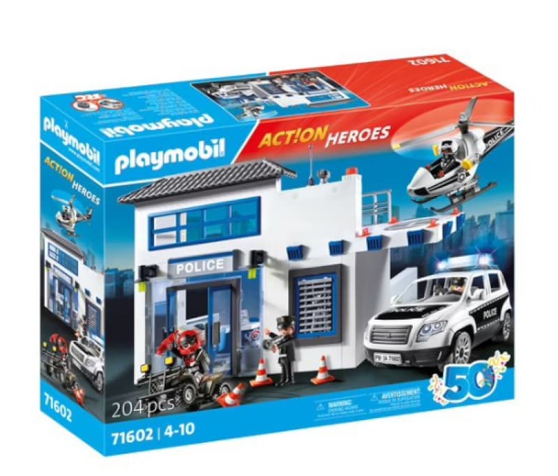 71602 Poste Police Veh, action heroes playmobil 25-10
