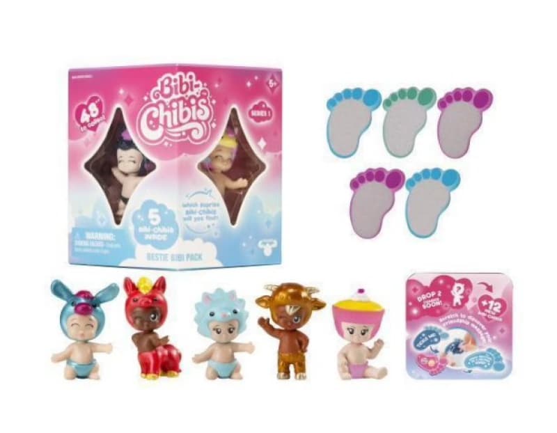 Bibi Chibis Pack de 5 Mg, non mini figurine bandai 25-10