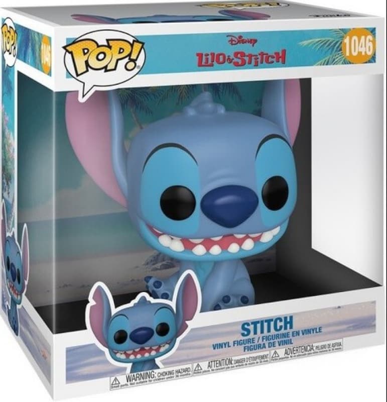 Pop Jumbo 10 Stitch Kdc, oui corner action figures funko 25-10