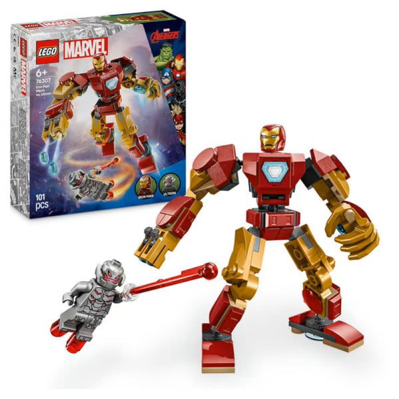 Marv 6307 Robot Iron Man, briques lego marvel super heroes 25-10