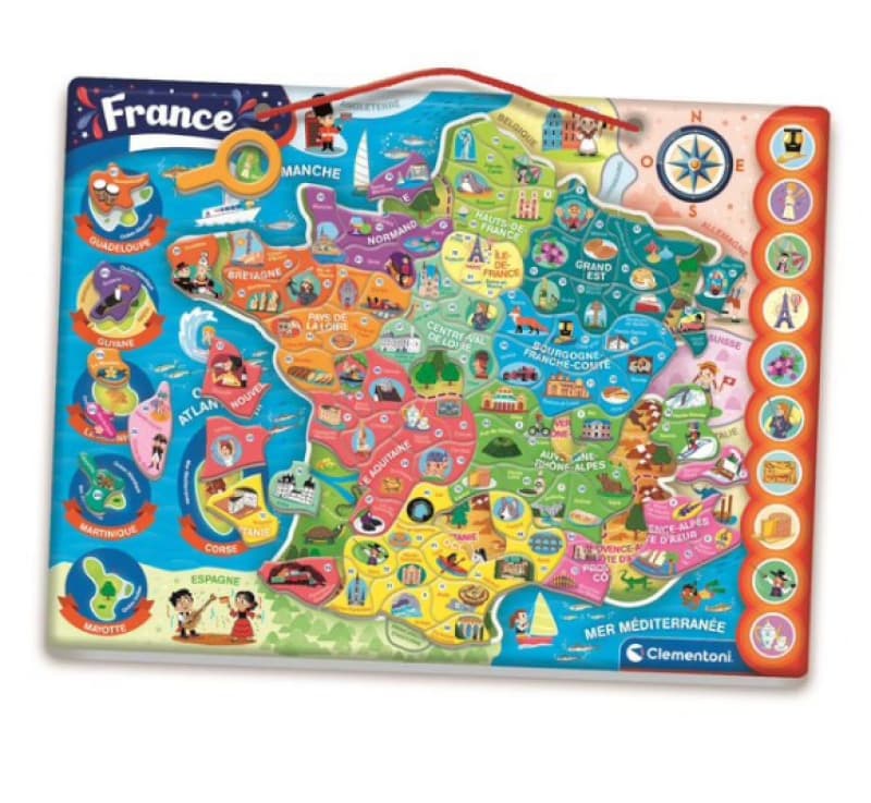 Puzzle France Magnetiq Mg, clementoni