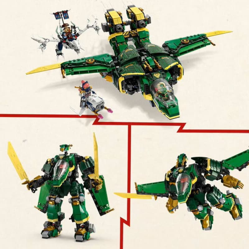 Ninj 71845 Avion Robot, briques lego ninjago 25-10 — vue 2 sur 2