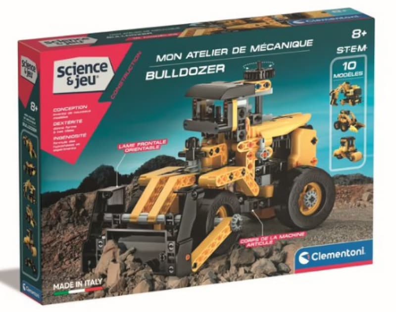 Atel Meca Bulldozer Mg, non atelier mecanique clementoni 25-10 — vue 1 sur 2