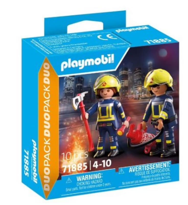 71885 Pompiers + Hache, duopacks playmobil 25-10