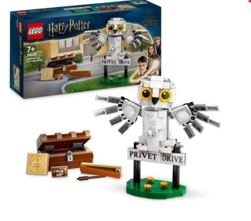 Hp 76425 Hedwige 4 Privet, briques lego harry potter 25-10