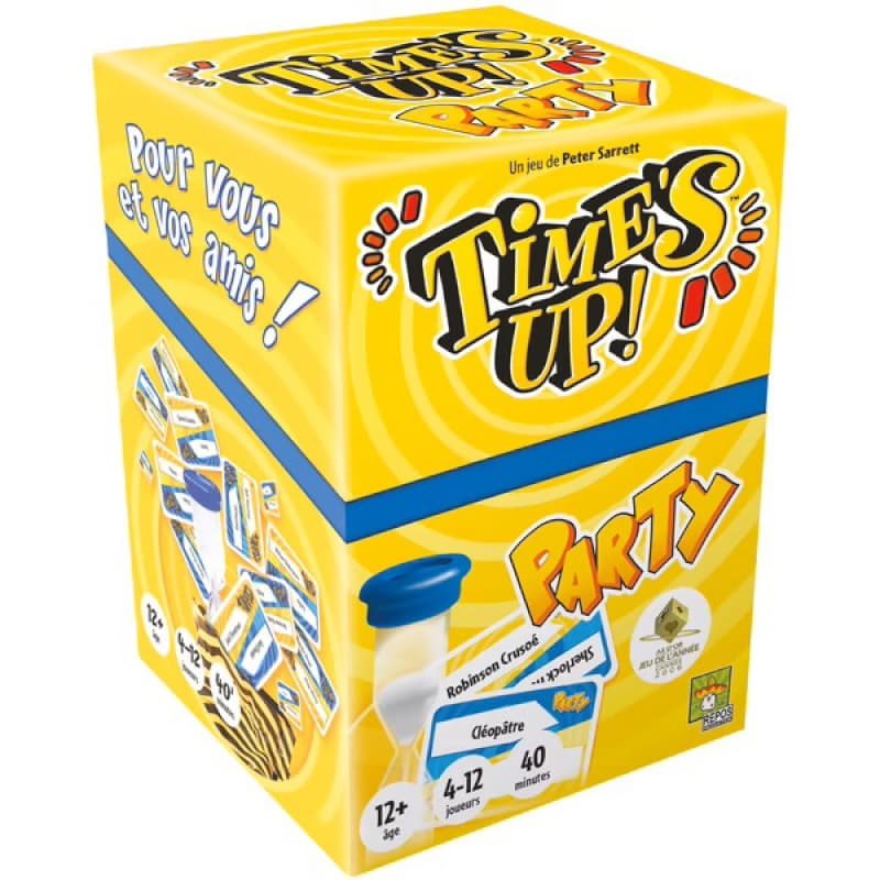 Time's Up Party Jaune Kd, oui jeux king adultes asmodee jeux 25-10 — vue 2 sur 2