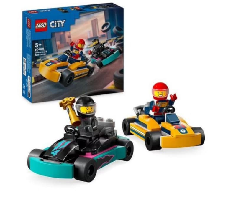 City 60400 Karts et Pilo, briques lego city 25-10