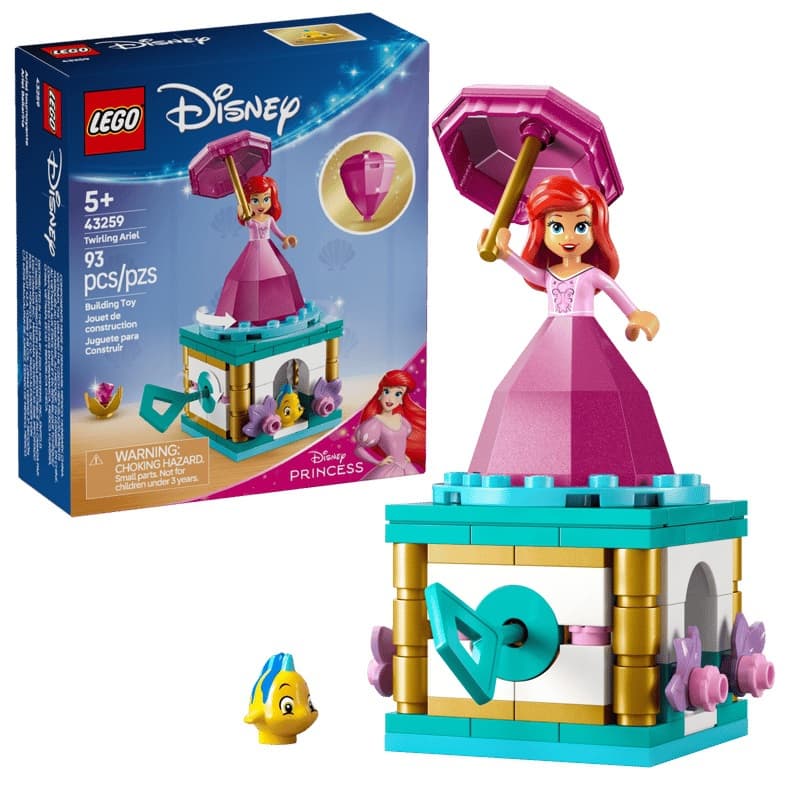 Dis 43259 Ariel Tournoyan, briques lego disney 25-10
