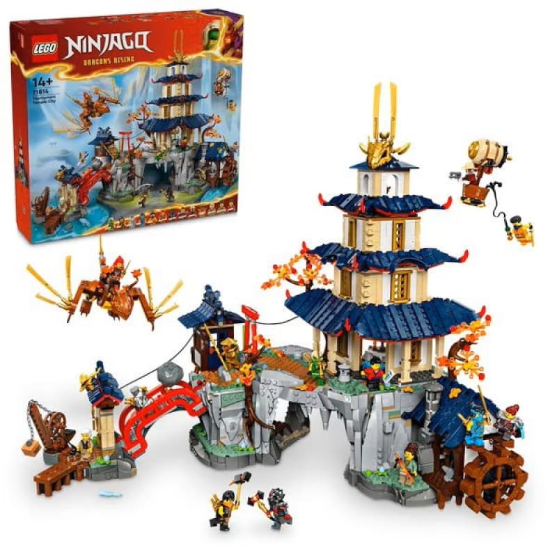 Ninj 71814 Ville Templ Kd, kidult briques lego ninjago 25-10
