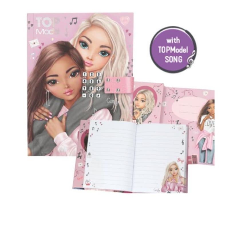 Topmodel Journal Secret a Code avec, creatif 25-10