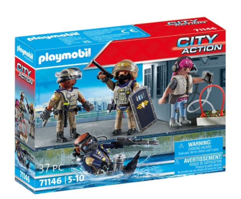 71146 Equipe Forces Spec, action heroes playmobil 25-10