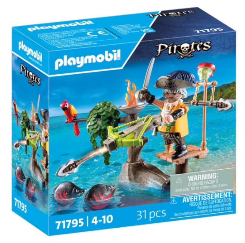71795 Pirate + Arbalete, adventure playmobil 25-10