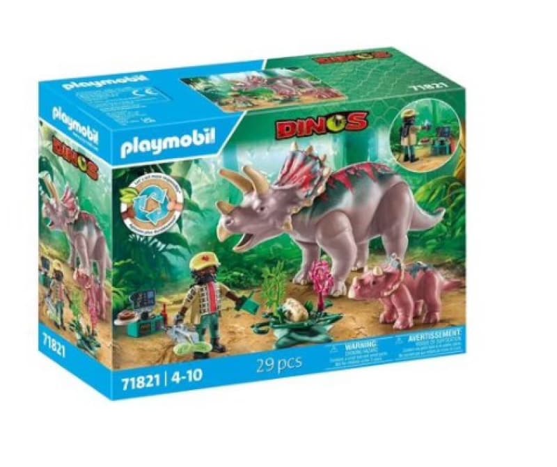 71821 Triceratops+explora, adventure playmobil 25-10
