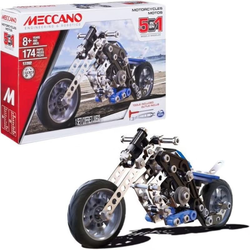 Meccano Moto 5 Modeles Mg