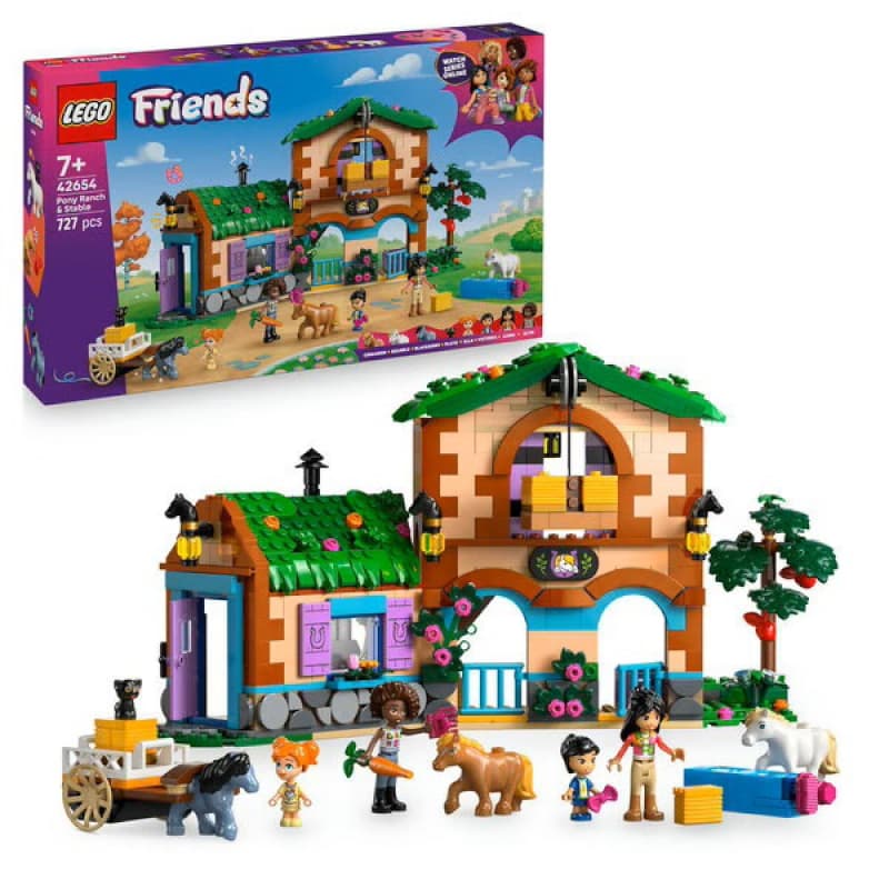 Fri 42654 Ranch et Ecurie, briques lego friends 25-10