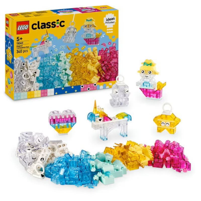 Class 11040 Brique Transp, briques lego classic 25-10