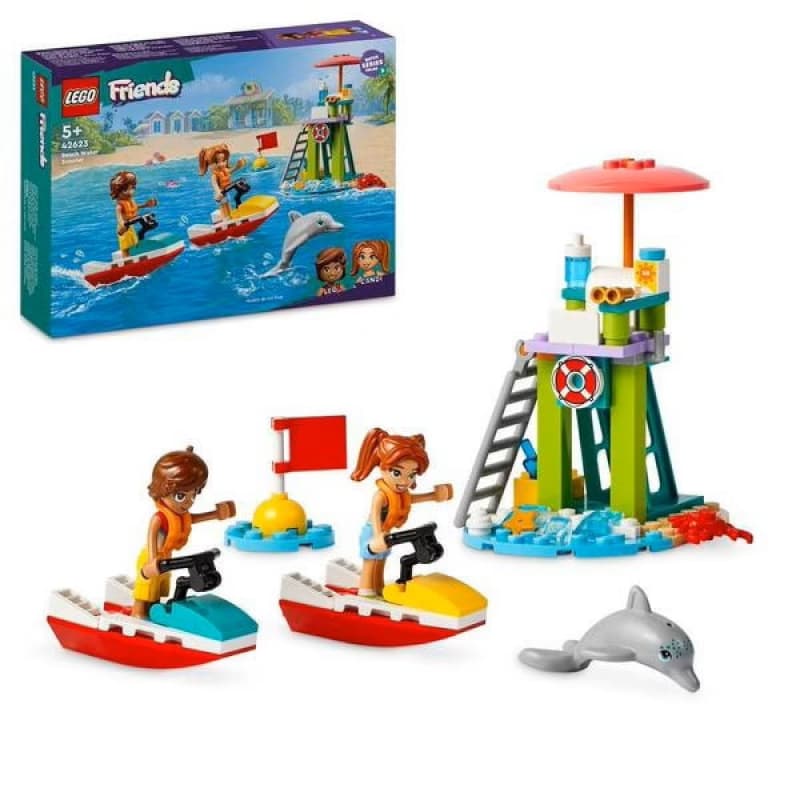Fri 42623 Jet Ski Plage, briques lego friends 25-10