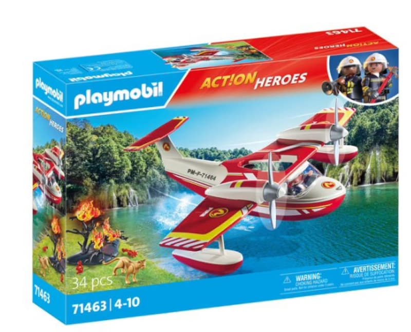 71463 Hydravion + Pompier, action heroes playmobil 25-10