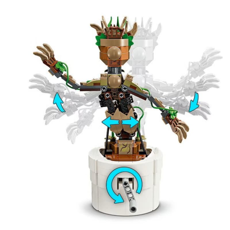 Marv 76297 Bebe Groot Dan, briques lego marvel super heroes 25-10 — vue 2 sur 2