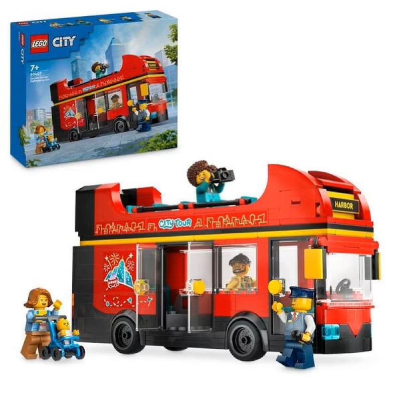 City 60407 Bus Rouge Etag, briques lego city 25-10