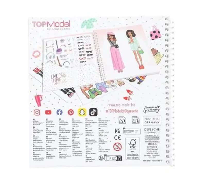 Topmodel Dress Me Up Album Stickers, creatif 25-10