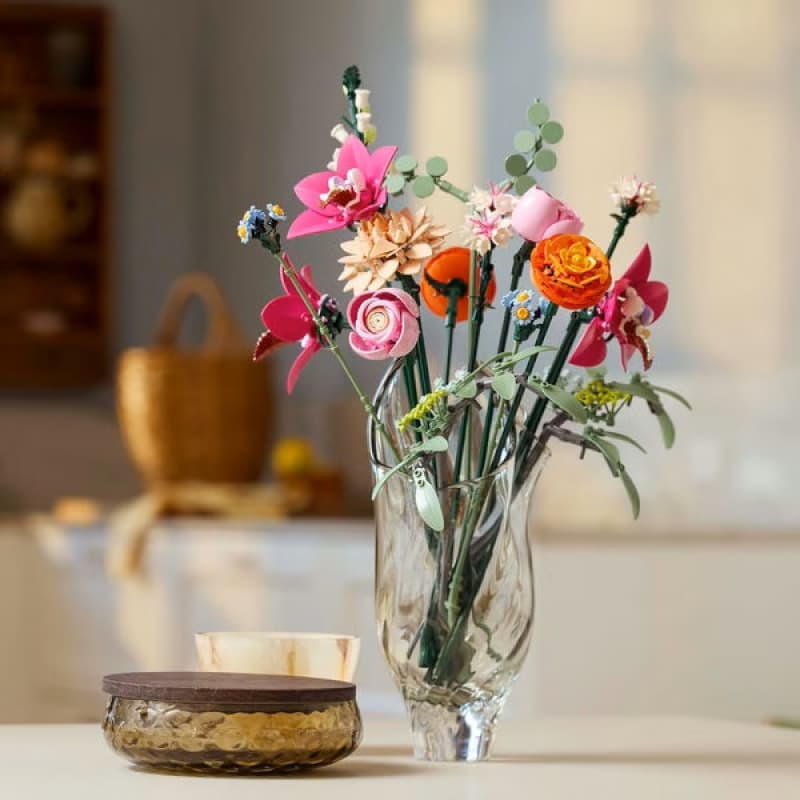 Bot 10342 Pink Flower Kd, kidult briques lego botanicals 25-10 — vue 2 sur 2