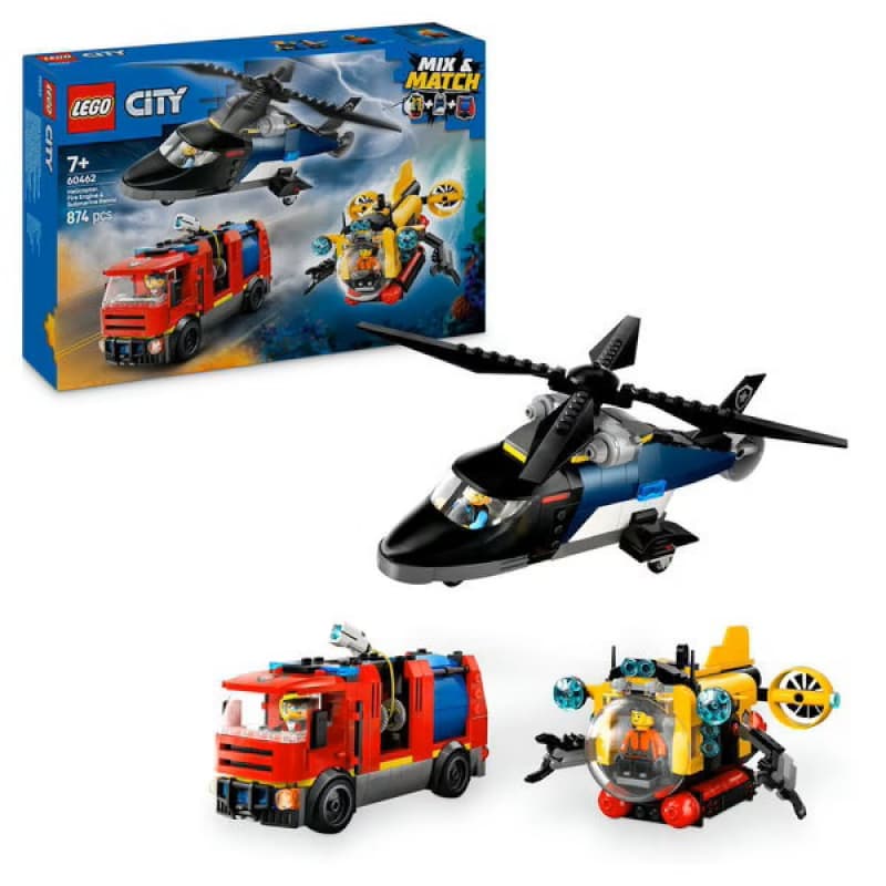 City 60462 3 Vehi Secours, briques lego city 25-10
