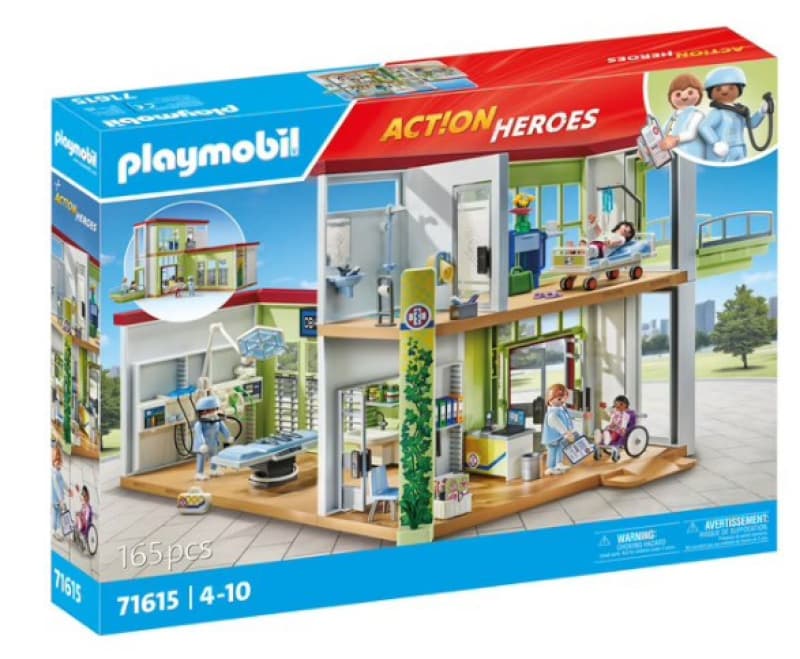 71615 Hopital Toit Veg, action heroes playmobil 25-10