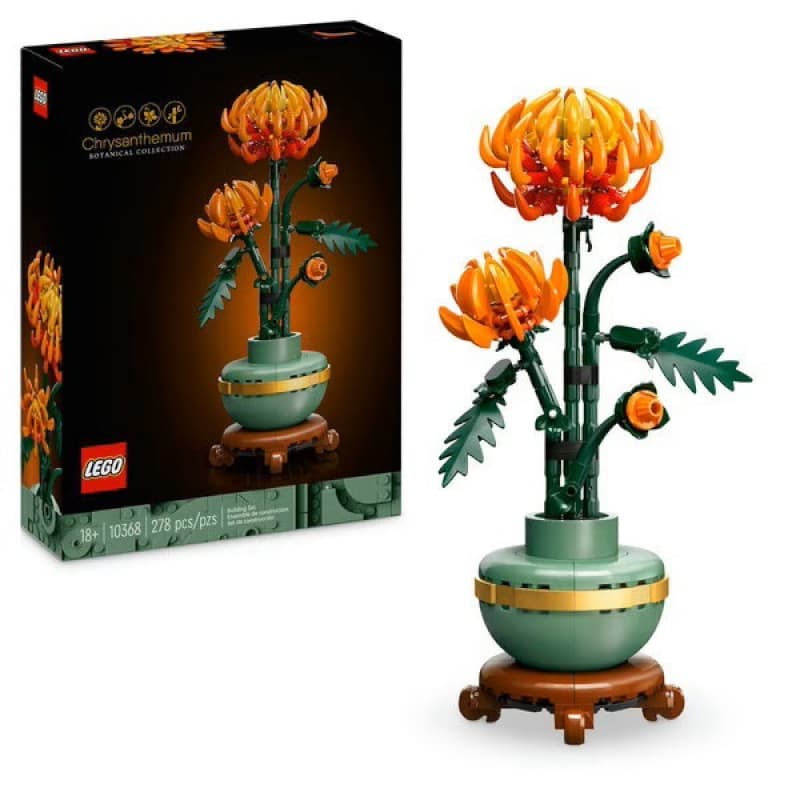 Bot 10368 Chrysanthe Kd, kidult briques lego botanicals 25-10