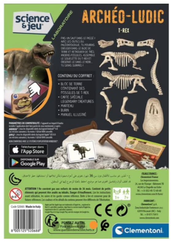 Archeo Ludic T-rex Mg, non dinos clementoni 25-10 — vue 3 sur 3