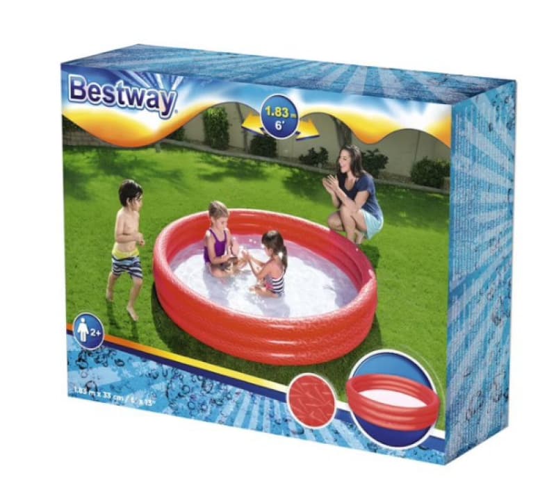 Piscine 3 Anneaux 183x33, non nautisme bestway 25-10