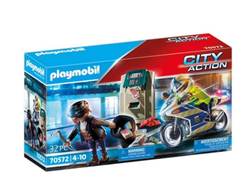 70572 Policier Moto Voleu, action heroes playmobil 25-10