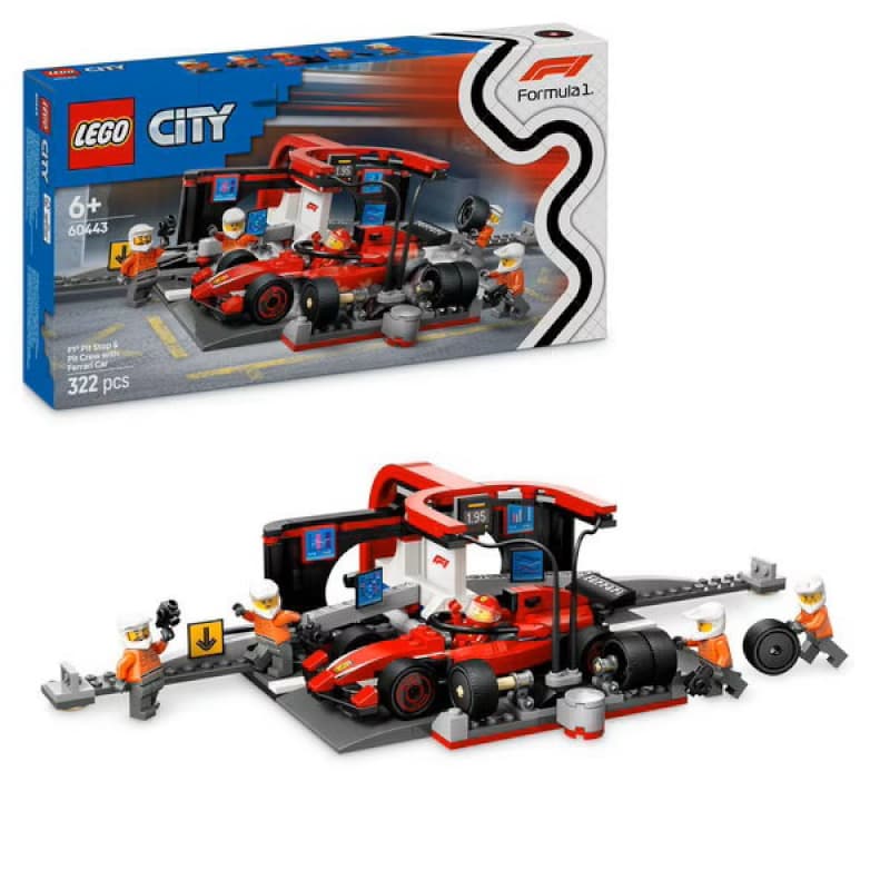 City 60443 Arret Stand F1, briques lego city 25-10