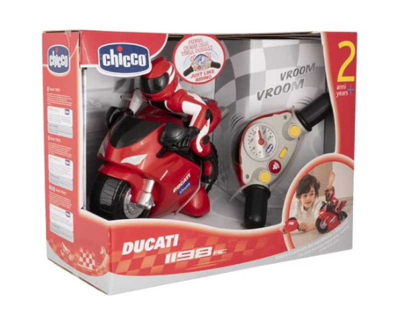 Moto Ducati 1198 Rc Mg, non roulant r/c chicco 25-10 — vue 3 sur 3
