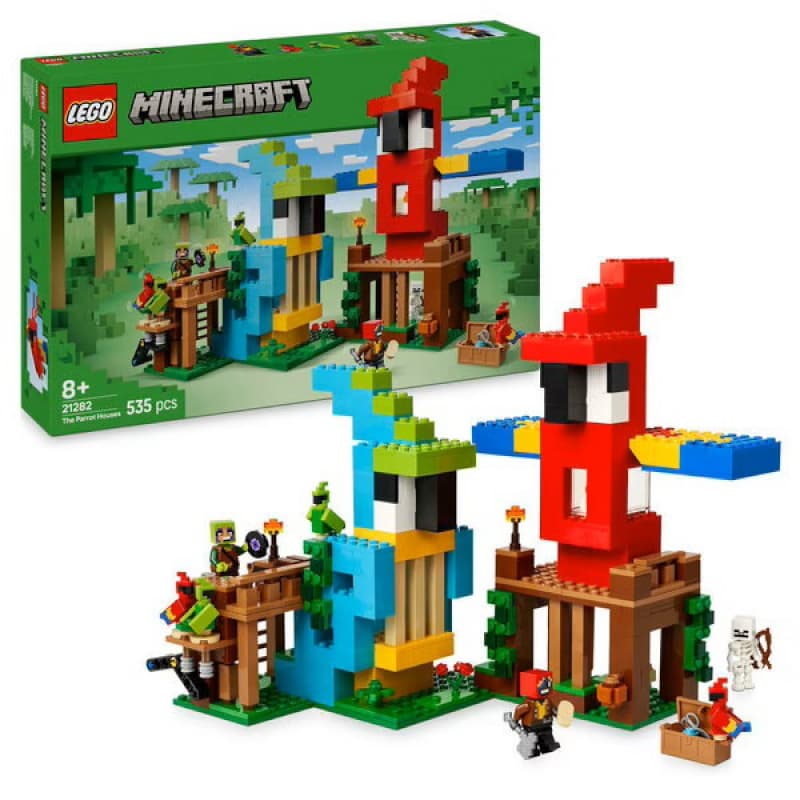 Mine 21282 Perroquets Nic, briques lego minecraft 25-10