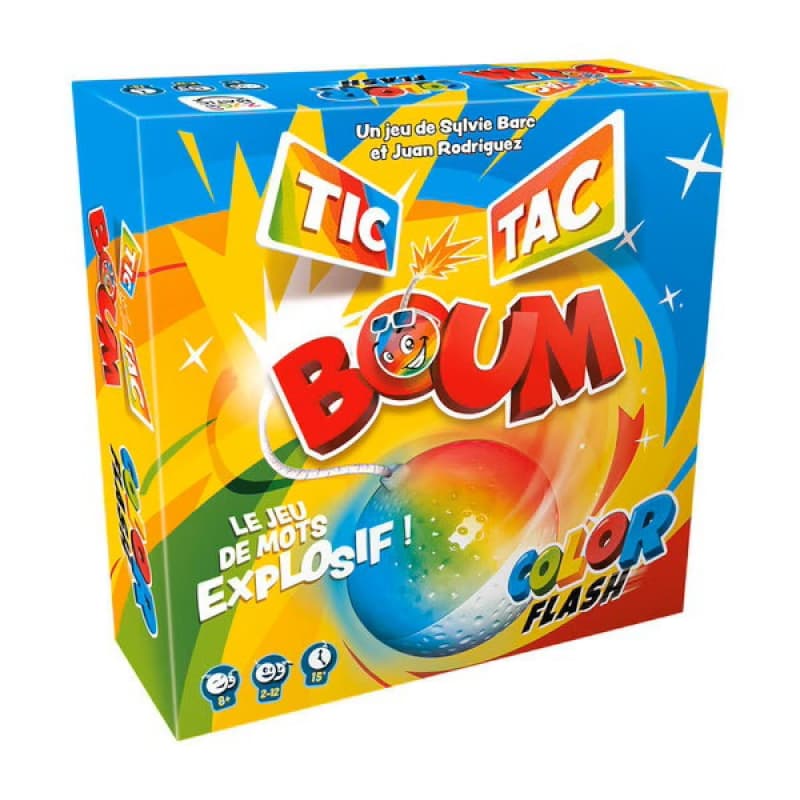 Tic Tac Boum Color Flash, non jeux famille asmodee jeux 25-10 — vue 2 sur 2