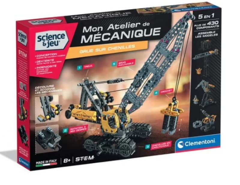 Atel Meca Grue Mg, clementoni
